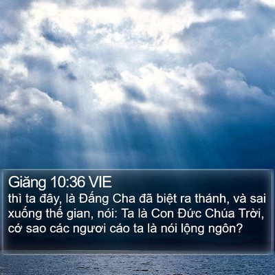Giăng 10:36 VIE Bible Verse Image