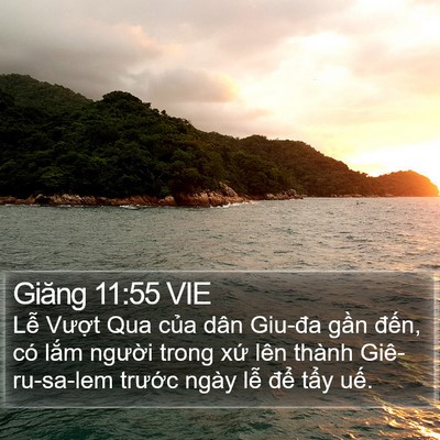 Giăng 11:55 VIE Bible Verse Image