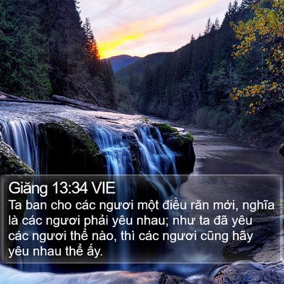 Giăng 13:34 VIE Bible Verse Image