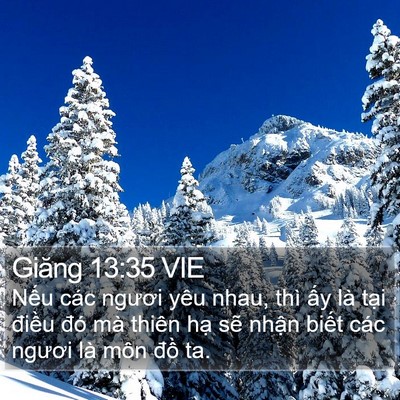 Giăng 13:35 VIE Bible Verse Image