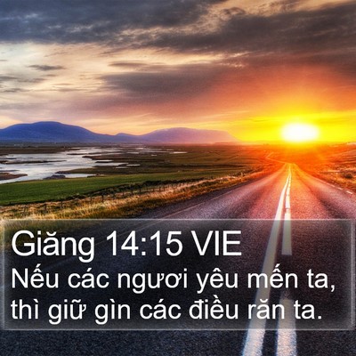 Giăng 14:15 VIE Bible Verse Image