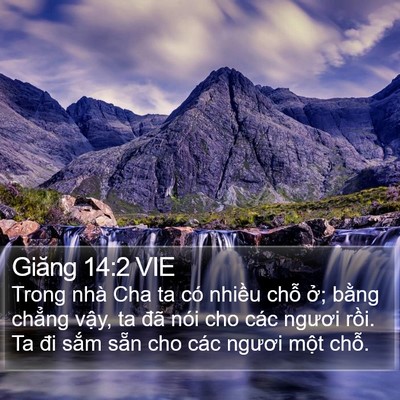 Giăng 14:2 VIE Bible Verse Image