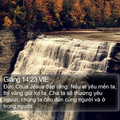 Giăng 14:23 VIE Bible Verse Image