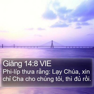 Giăng 14:8 VIE Bible Verse Image
