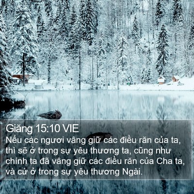 Giăng 15:10 VIE Bible Verse Image