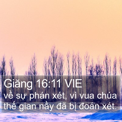 Giăng 16:11 VIE Bible Verse Image