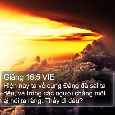 Giăng 16:5 VIE Bible Verse Image