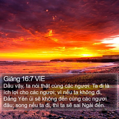 Giăng 16:7 VIE Bible Verse Image