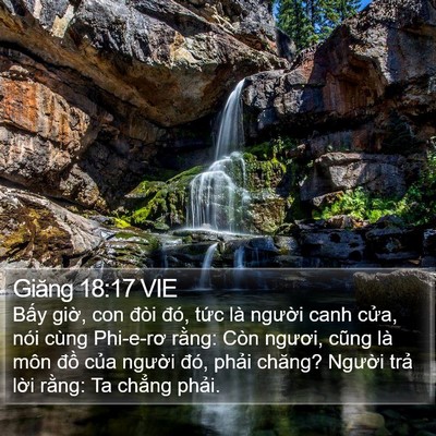 Giăng 18:17 VIE Bible Verse Image