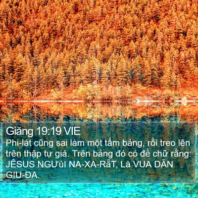 Giăng 19:19 VIE Bible Verse Image