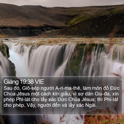 Giăng 19:38 VIE Bible Verse Image
