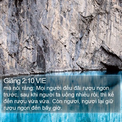 Giăng 2:10 VIE Bible Verse Image