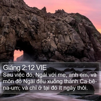 Giăng 2:12 VIE Bible Verse Image