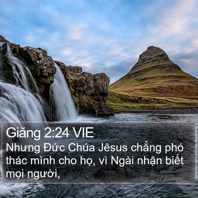 Giăng 2:24 VIE Bible Verse Image