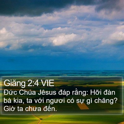 Giăng 2:4 VIE Bible Verse Image