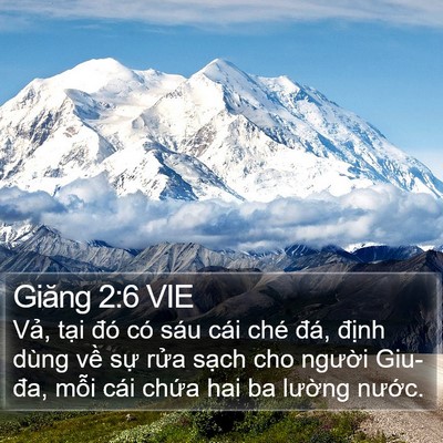 Giăng 2:6 VIE Bible Verse Image