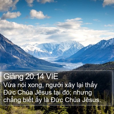 Giăng 20:14 VIE Bible Verse Image