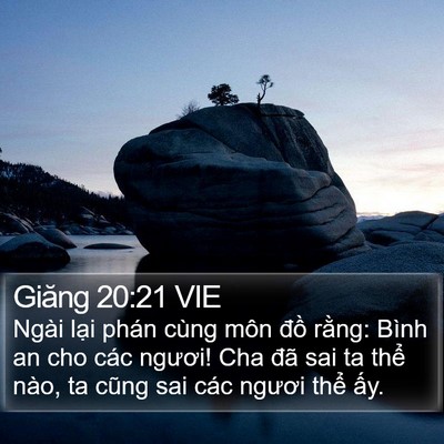 Giăng 20:21 VIE Bible Verse Image