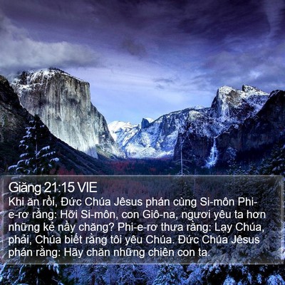 Giăng 21:15 VIE Bible Verse Image