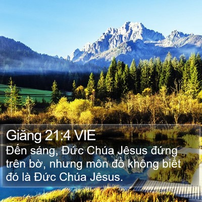 Giăng 21:4 VIE Bible Verse Image