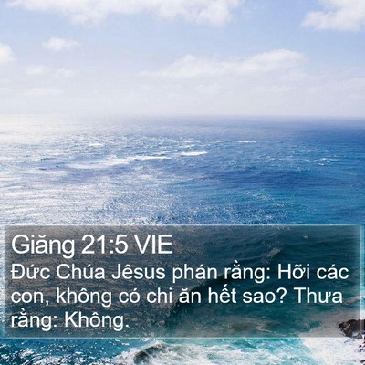 Giăng 21:5 VIE Bible Verse Image