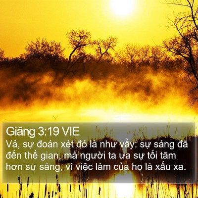 Giăng 3:19 VIE Bible Verse Image