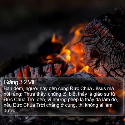 Giăng 3:2 VIE Bible Verse Image