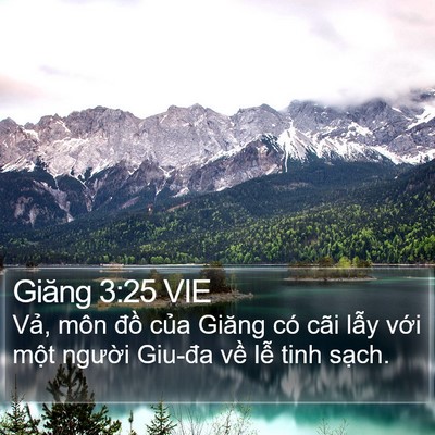 Giăng 3:25 VIE Bible Verse Image