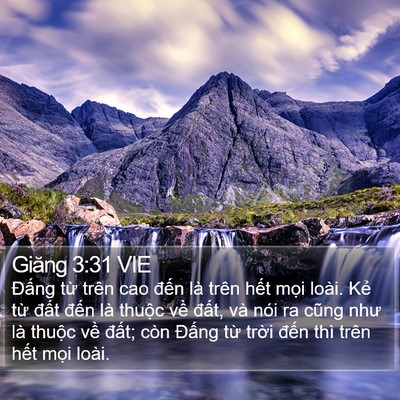 Giăng 3:31 VIE Bible Verse Image