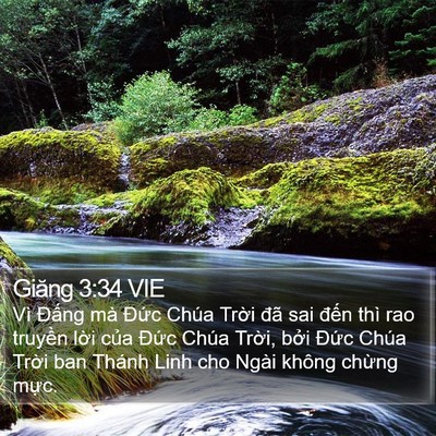 Giăng 3:34 VIE Bible Verse Image