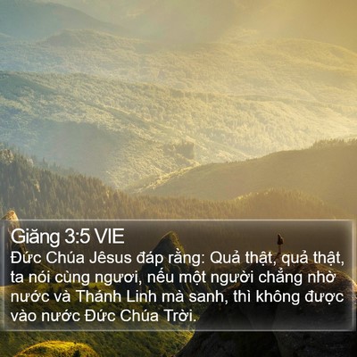 Giăng 3:5 VIE Bible Verse Image