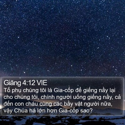 Giăng 4:12 VIE Bible Verse Image