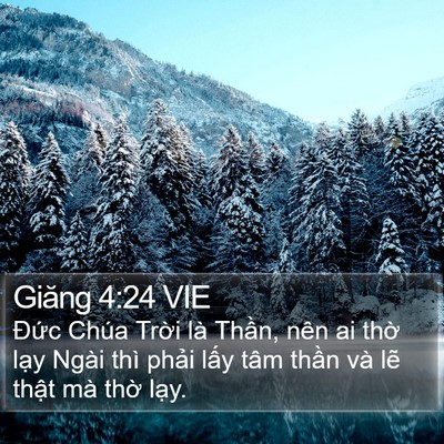 Giăng 4:24 VIE Bible Verse Image