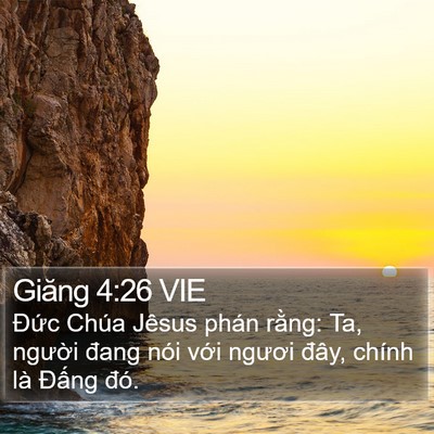 Giăng 4:26 VIE Bible Verse Image