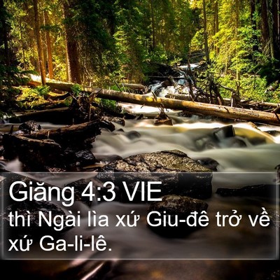 Giăng 4:3 VIE Bible Verse Image