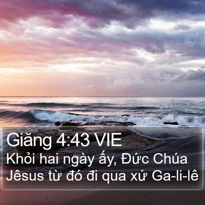 Giăng 4:43 VIE Bible Verse Image