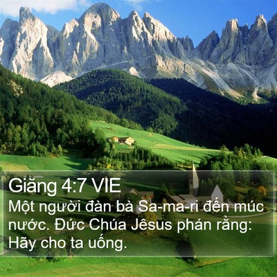 Giăng 4:7 VIE Bible Verse Image
