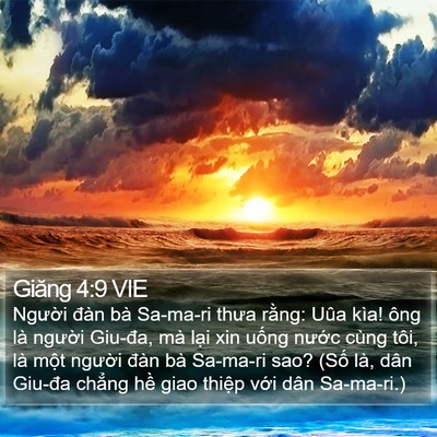 Giăng 4:9 VIE Bible Verse Image