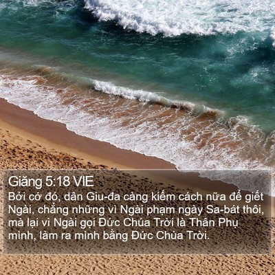 Giăng 5:18 VIE Bible Verse Image