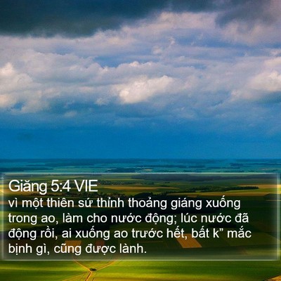 Giăng 5:4 VIE Bible Verse Image