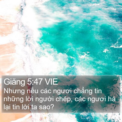 Giăng 5:47 VIE Bible Verse Image