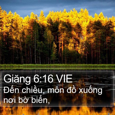 Giăng 6:16 VIE Bible Verse Image