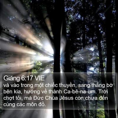 Giăng 6:17 VIE Bible Verse Image