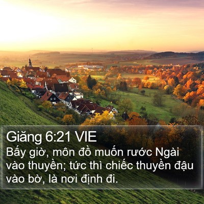 Giăng 6:21 VIE Bible Verse Image