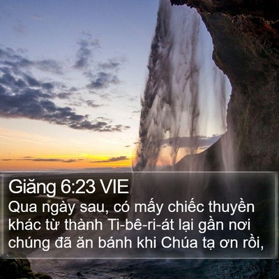 Giăng 6:23 VIE Bible Verse Image