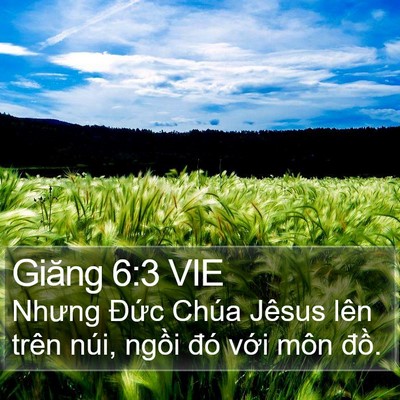 Giăng 6:3 VIE Bible Verse Image