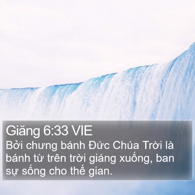 Giăng 6:33 VIE Bible Verse Image
