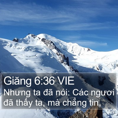 Giăng 6:36 VIE Bible Verse Image