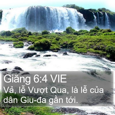 Giăng 6:4 VIE Bible Verse Image