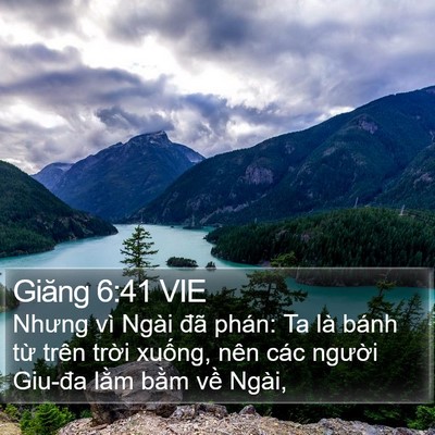 Giăng 6:41 VIE Bible Verse Image